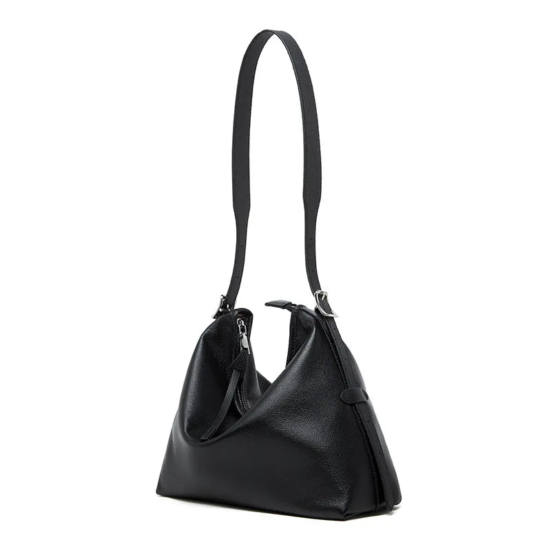 Genuine Leather Women's Handbags Large Capacity Tote Bag 2025 New Shoulder Underarm Bag Retro Ladies Fashion Handbags Soft Bags