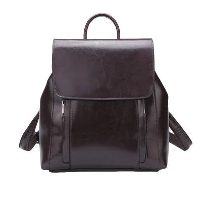 2025 New Women Leather Backpack Genuine Cowhide Multi Functional Shoulder Bag Guangzhou Wholesale