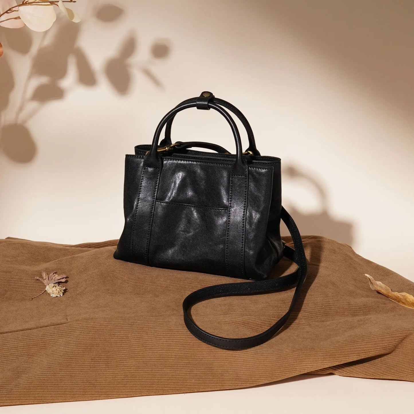 Genuine Leather Large Capacity Tote Bag 2025 Autumn Winter Fashion Casual Handbag Shoulder Bag