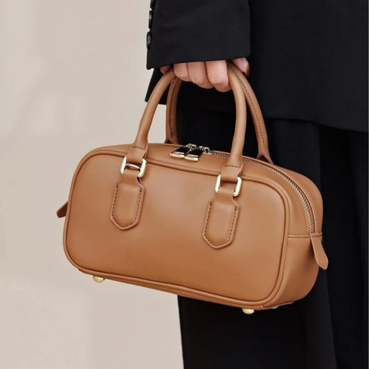 2025 New Women Leather Handbag Small Shoulder Crossbody Tote Pillow Bag Trendy Mini Purse