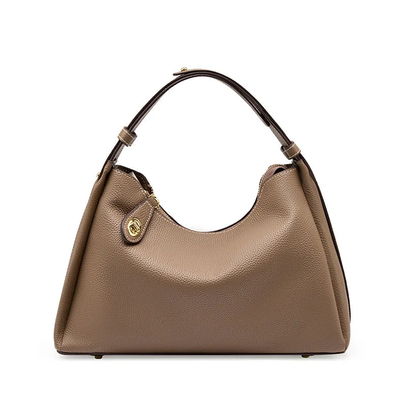 Genuine Leather Crossbody Bag Women's Cow Leather Handbag Shoulder Bag with Adjustable Shoulder Straps Matte Messenger Bags