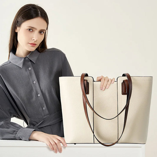 Women Large Tote Bag 2025 New Fashion Handbag Large Capacity Shoulder Bag Casual Commuter Bag Versatile Mom