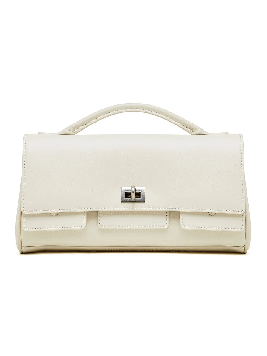 Women's Simple Solid Color Shoulder Bag 2025 New Trendy Crossbody Handbag Fashionable Minimalist Tote Bag