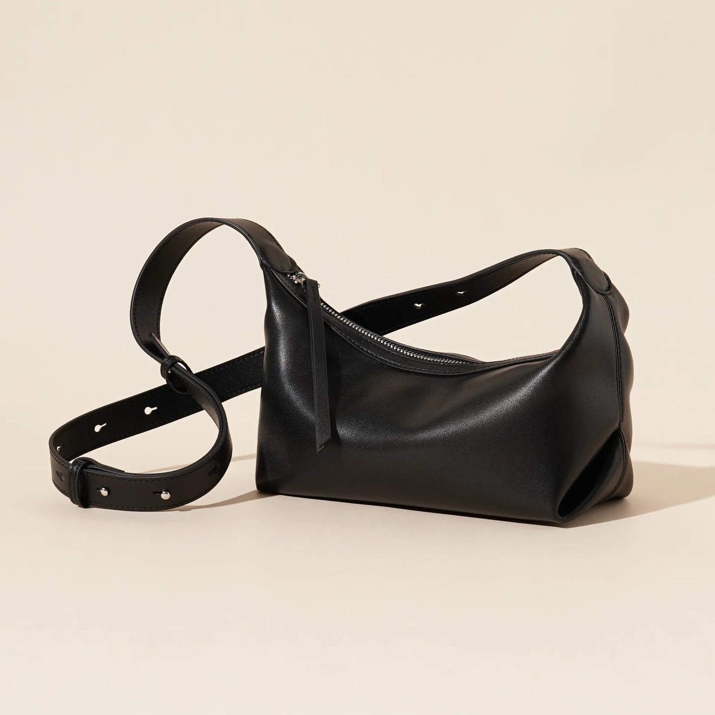 New Leather Dumpling Bag Small Designer Fashion Versatile Genuine Leather Shoulder Crossbody Bag 