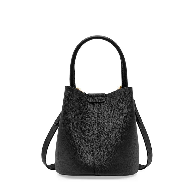 2025 New Fashion Leather Tote Bag for Women Commuter Shoulder Crossbody Bucket Bag Handbag for Spring Summer