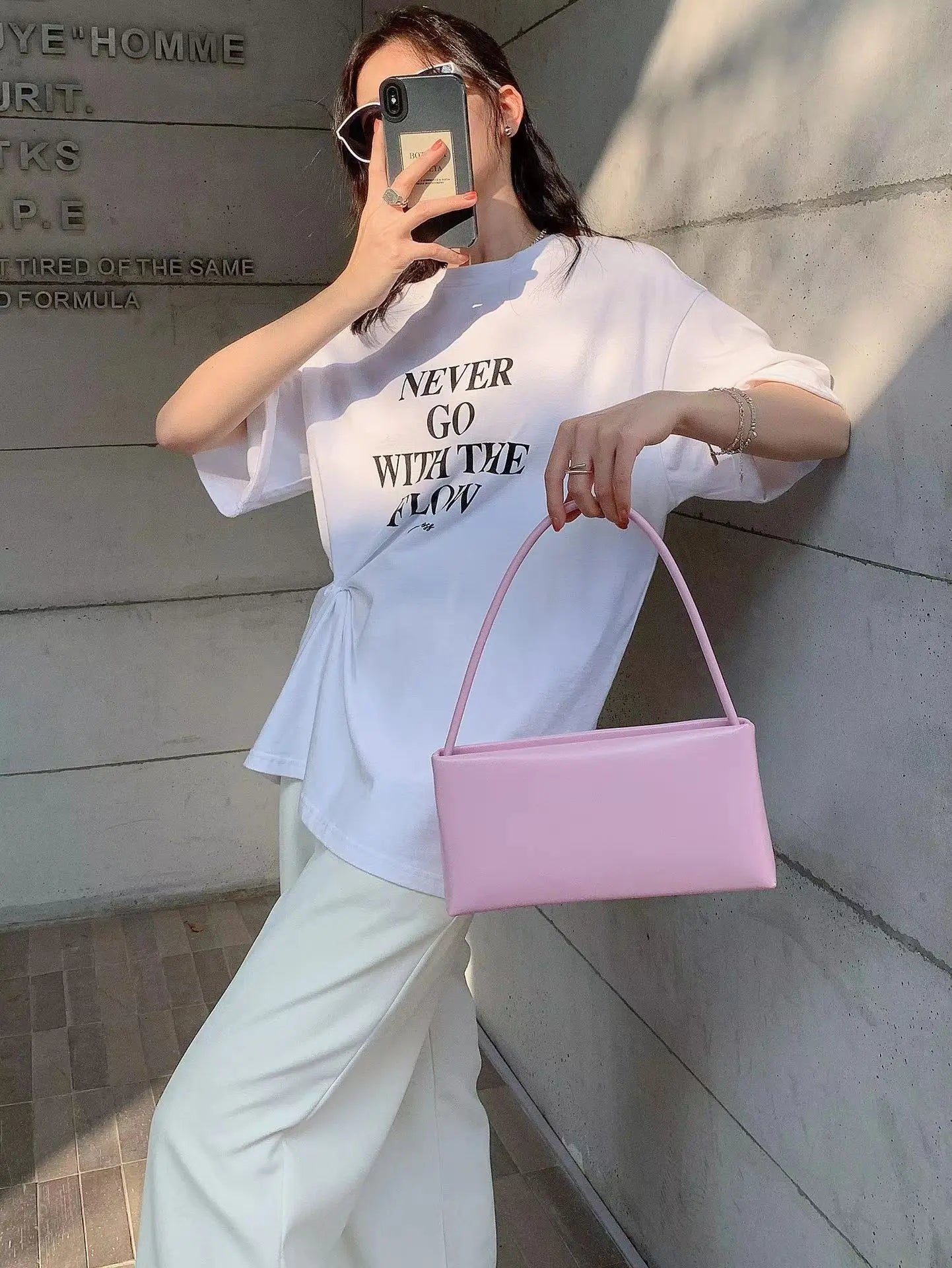 Vintage-Armtasche aus echtem Leder mit Ölwachs-Wachs-Optik, Damen, hochwertige Baguette-Schnittform, schlichte Schulter- und Umhängetasche 