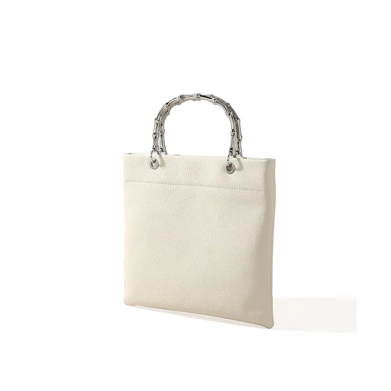 Genuine Leather Women's Crossbody Bag Soft Cowhide Chain Shoulder Tote Bag Small Designer Handbag