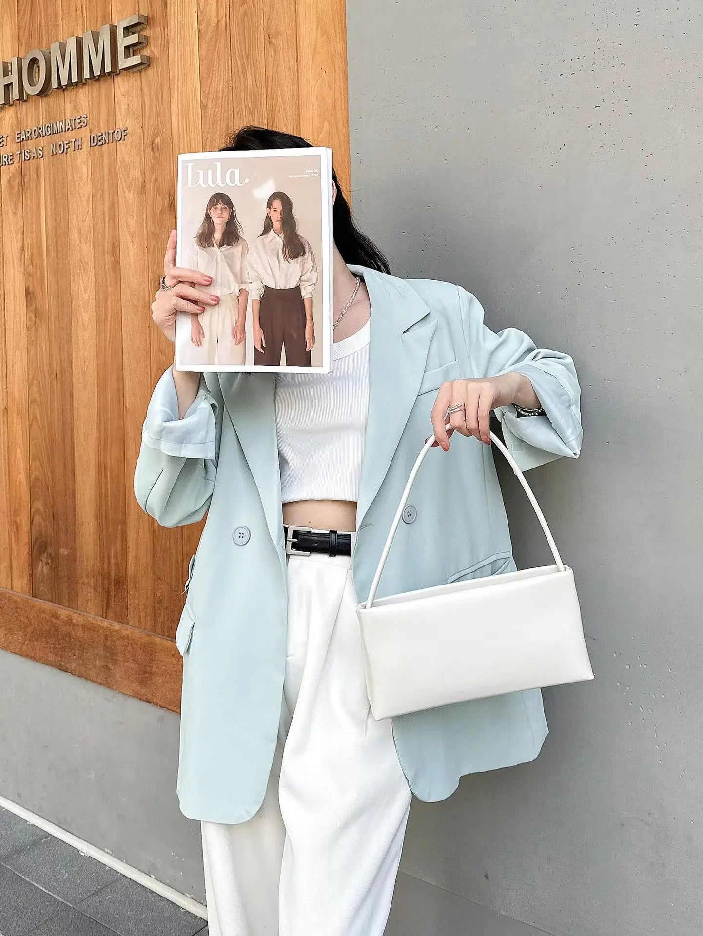 Vintage-Armtasche aus echtem Leder mit Ölwachs-Wachs-Optik, Damen, hochwertige Baguette-Schnittform, schlichte Schulter- und Umhängetasche 