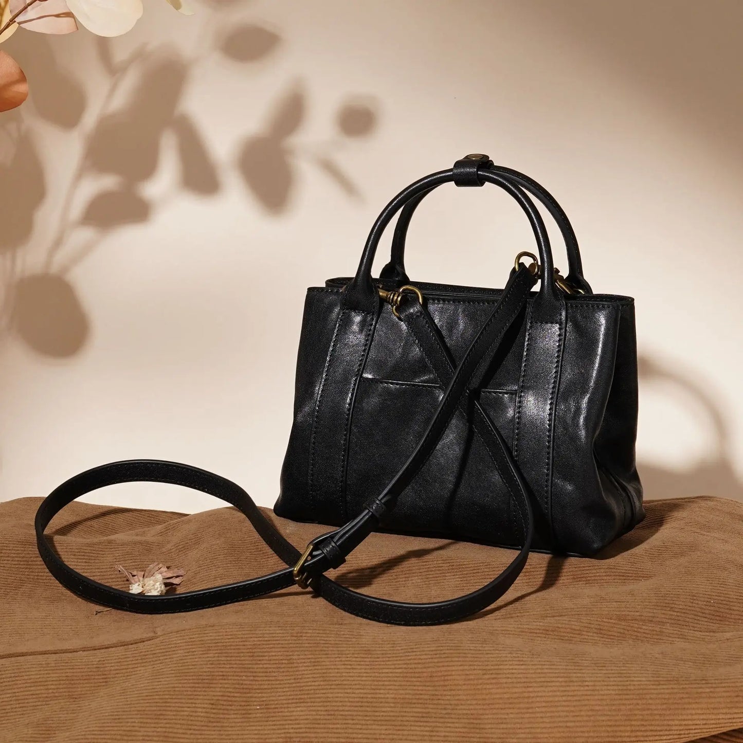Genuine Leather Large Capacity Tote Bag 2025 Autumn Winter Fashion Casual Handbag Shoulder Bag