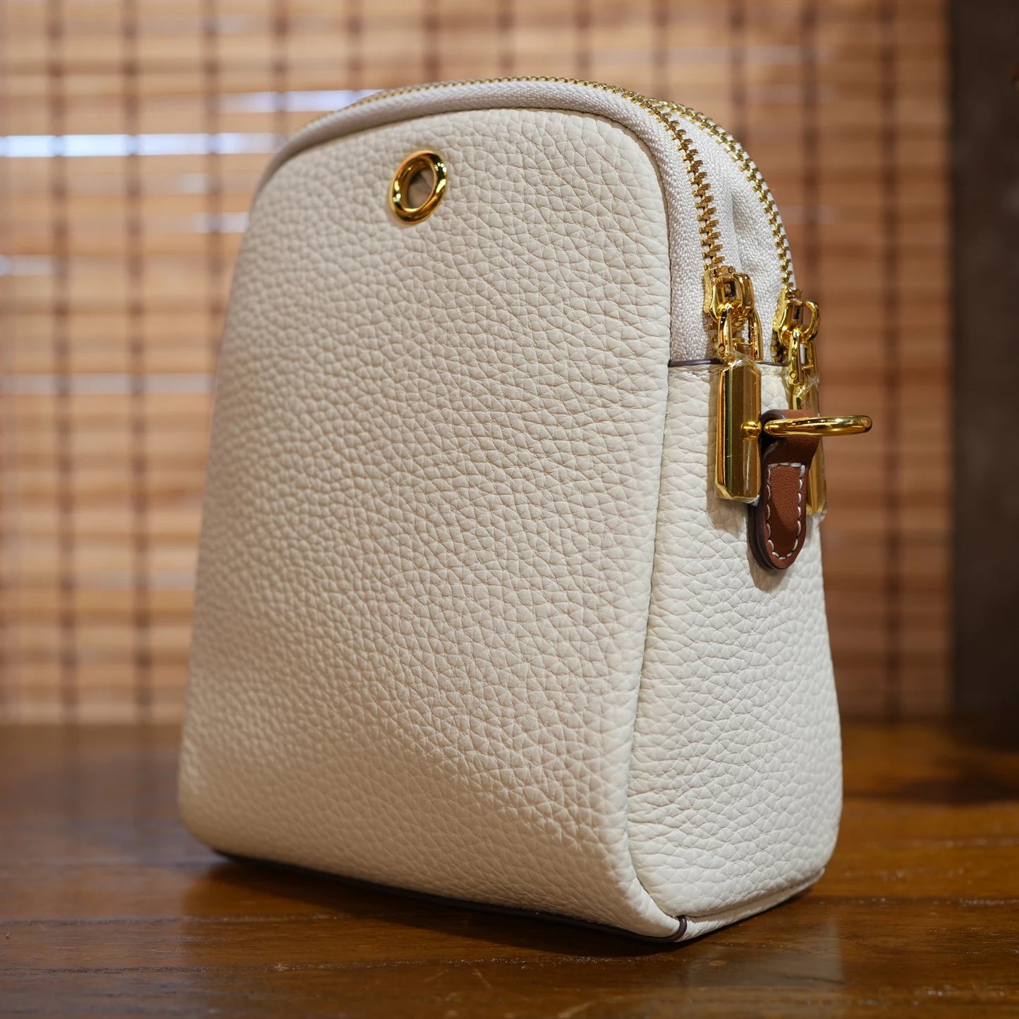 Fashion Mini Bag Women's Shoulder Crossbody Bag Genuine Leather Shell Bag 2025 New Niche Design Coin Purse