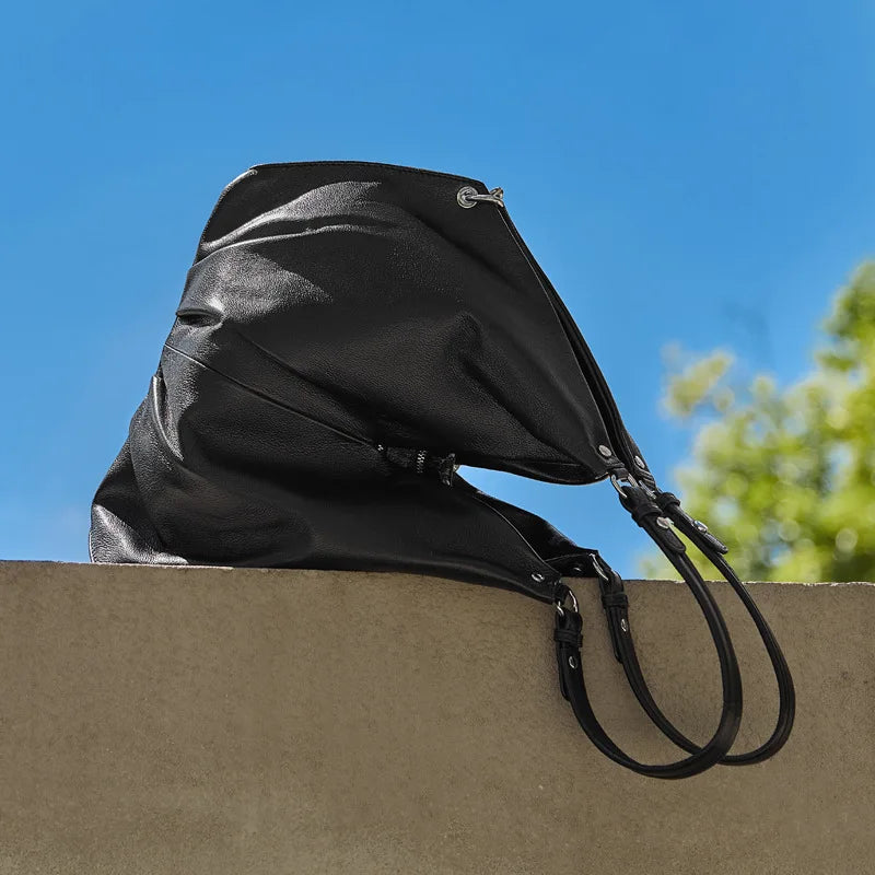 Genuine Leather Large Capacity Tote Bag Women Shoulder Crossbody Bag Commuter Versatile Stylish Handbag