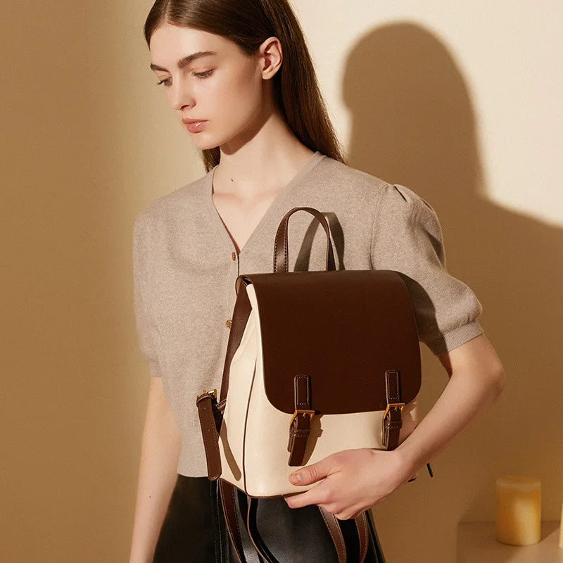 2025 New Backpack for Women Large Capacity Travel Bag Simple College Student School Backpack