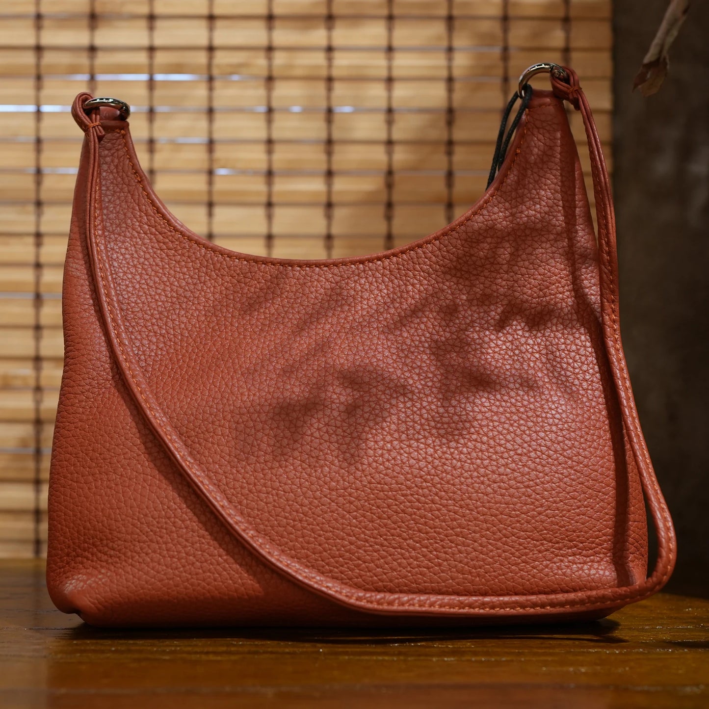 Mini Tote Bag Women's Genuine Leather Handbag Soft Underarm Shoulder Bag Ladies Purses and Handbags Thin Small Bag