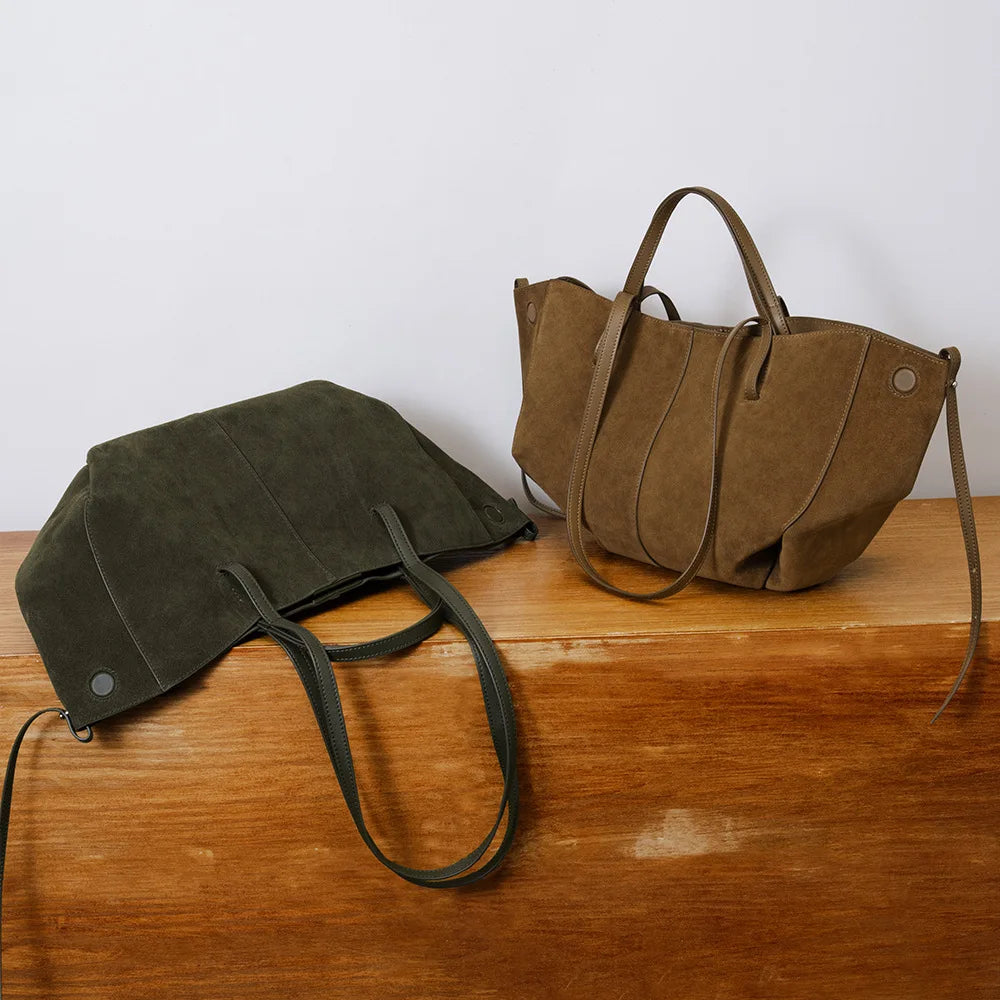 Hot Selling Genuine Leather Women Tote Bag Luxury Large Capacity Shoulder Handbag Unique Design